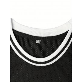 Men's #14 Black Retro Basketball Jersey - Sleeveless Polyester Tank Top with Embroidery, Round Neck, Loose Fit for Sports, Training & Casual Wear, S-3XL