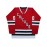 Men'S #00 Embroidery Red ice hockey Sport Jersey : V-neck short sleeves Breathable Sports Uniform For Training Competition