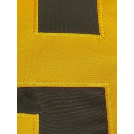 Men's #9 Dark Blue American Football Jersey : Embroidery V-neck short sleeves Breathable Rugby School Sports Uniform For Training Competition