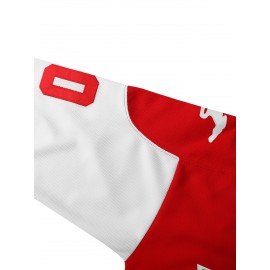 Mustangs 10 Youngblood Hamilton Jersey Embroidery Sewing Outdoor Sportswear Hip-hop Culture Movie Red