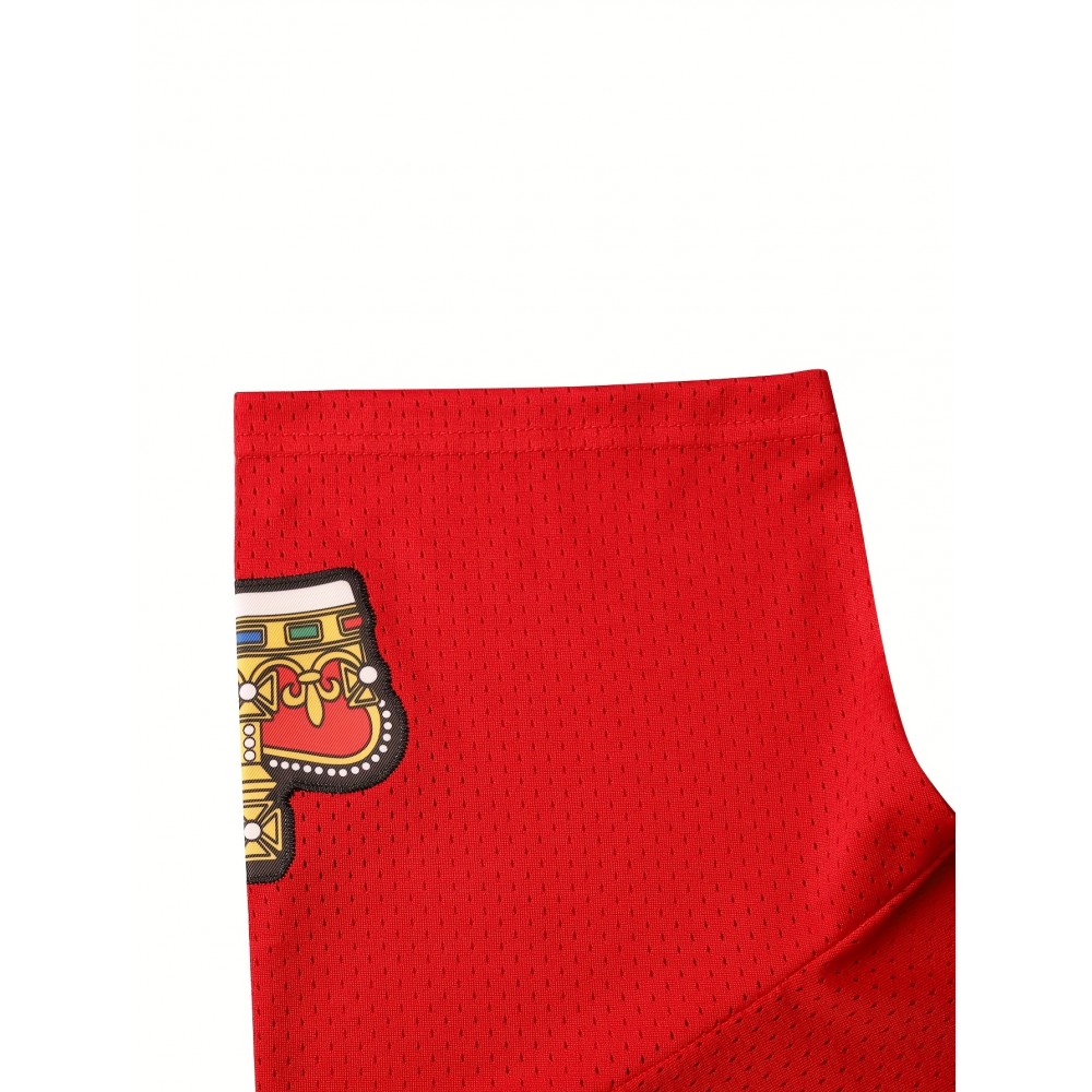 Men's #47 24K Baseball Jersey Magic Red Size S-XXXL Stitched Name And Number