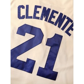 Men's #21 Vintage Baseball Jersey Shirt - Retro Style, Short Sleeve, V-Neck, Polyester, Breathable, Lightweight, Athletic Fit, Machine Washable, for Baseball, Parties, and Casual Wear