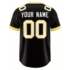 Custom Football Jersey Personalized with Team Name & Number - Women's Large Size Sports Shirt, Navy Blue & Red Color Scheme, Non-Stretch Fabric for Soccer, Team Uniforms, Gifts - Easy-Care Athletic Apparel, Sleeve Stripes, Detailing