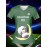 Customized Women's V-Neck Football Jersey - Personalized Name & Number, Breathable Quick-Dry Fabric, Team Training & Casual Wear with Cute Cartoon & Champion 00 Design, Spring Summer Fall Sports Apparel, Durable Sports Gear