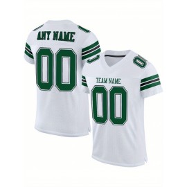 Customized blank football jerseys, multi-color, personalized printed names, numbers and logos for sports shirts, custom football jerseys, breathable sports patterns, suitable for sports teams, parties or couple outfits
